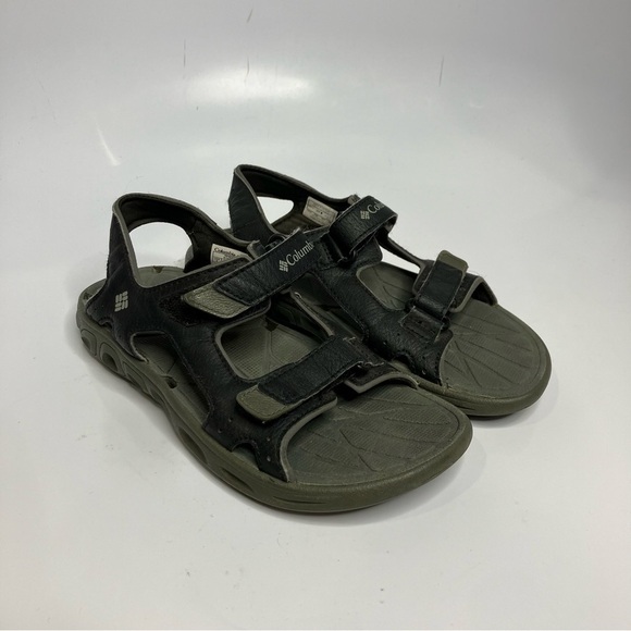 Columbia Techsun vent sandals black gray size 2 big kids - Picture 2 of 8